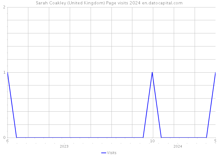 Sarah Coakley (United Kingdom) Page visits 2024 