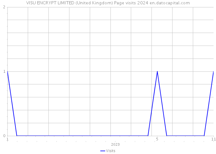 VISU ENCRYPT LIMITED (United Kingdom) Page visits 2024 
