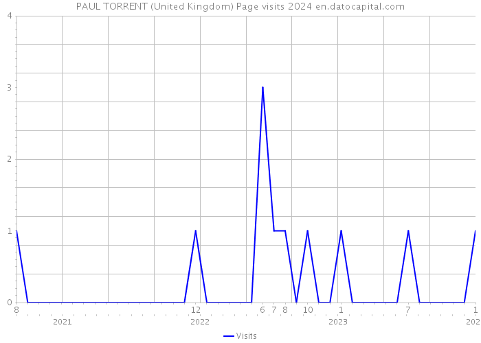PAUL TORRENT (United Kingdom) Page visits 2024 