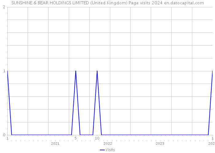 SUNSHINE & BEAR HOLDINGS LIMITED (United Kingdom) Page visits 2024 