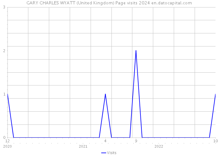GARY CHARLES WYATT (United Kingdom) Page visits 2024 