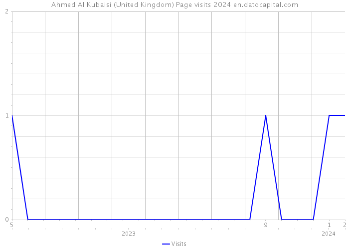 Ahmed Al Kubaisi (United Kingdom) Page visits 2024 