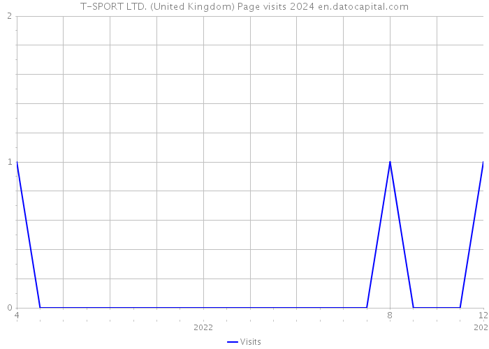T-SPORT LTD. (United Kingdom) Page visits 2024 