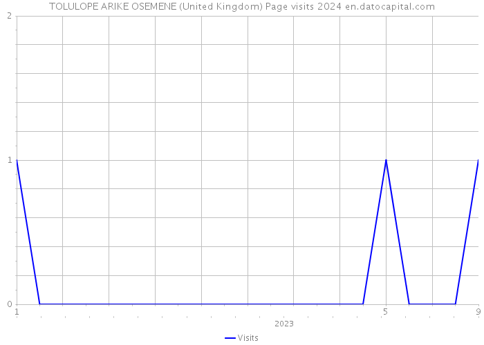 TOLULOPE ARIKE OSEMENE (United Kingdom) Page visits 2024 