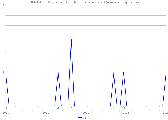 UMER FAROOQ (United Kingdom) Page visits 2024 