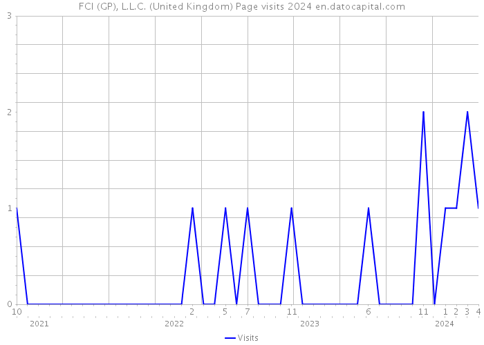 FCI (GP), L.L.C. (United Kingdom) Page visits 2024 