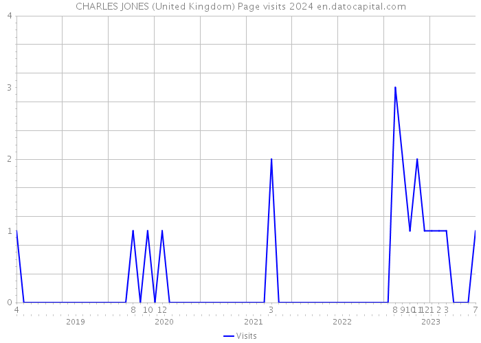 CHARLES JONES (United Kingdom) Page visits 2024 