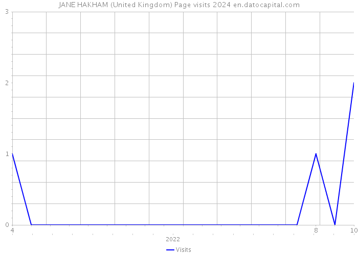 JANE HAKHAM (United Kingdom) Page visits 2024 