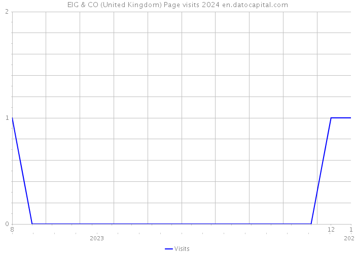 EIG & CO (United Kingdom) Page visits 2024 