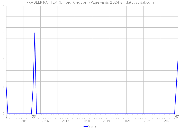 PRADEEP PATTEM (United Kingdom) Page visits 2024 