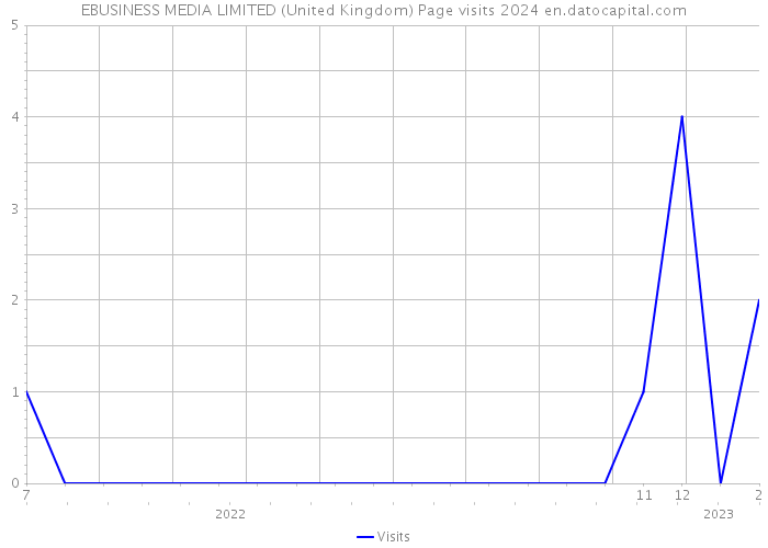EBUSINESS MEDIA LIMITED (United Kingdom) Page visits 2024 