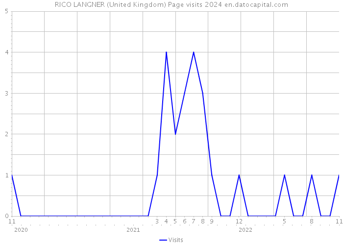 RICO LANGNER (United Kingdom) Page visits 2024 