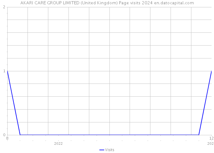 AKARI CARE GROUP LIMITED (United Kingdom) Page visits 2024 
