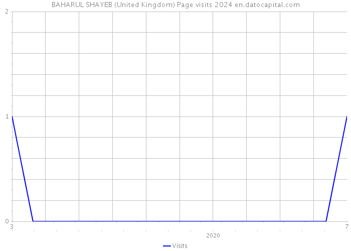 BAHARUL SHAYEB (United Kingdom) Page visits 2024 