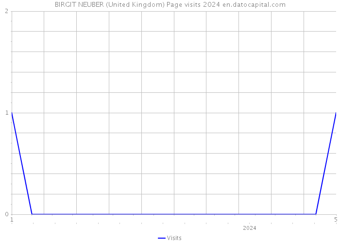 BIRGIT NEUBER (United Kingdom) Page visits 2024 