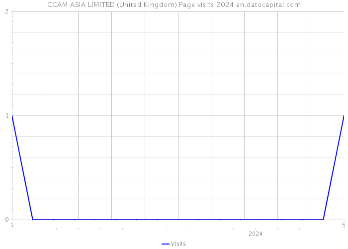 CCAM ASIA LIMITED (United Kingdom) Page visits 2024 