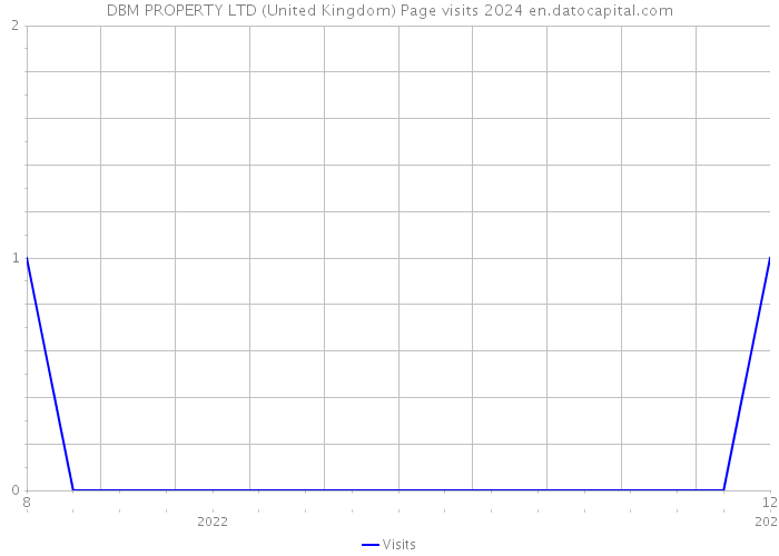DBM PROPERTY LTD (United Kingdom) Page visits 2024 