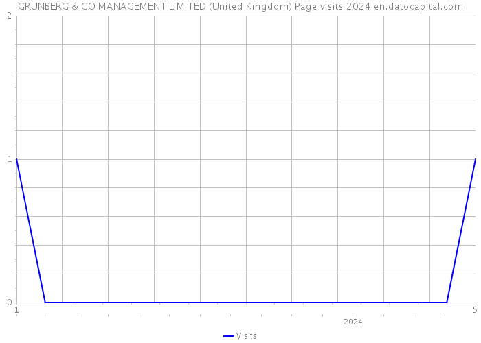 GRUNBERG & CO MANAGEMENT LIMITED (United Kingdom) Page visits 2024 