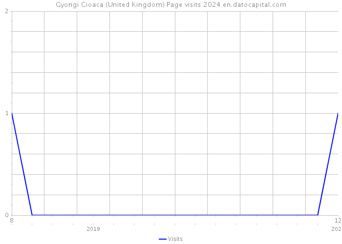 Gyongi Cioaca (United Kingdom) Page visits 2024 