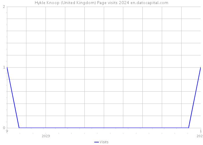 Hykle Knoop (United Kingdom) Page visits 2024 