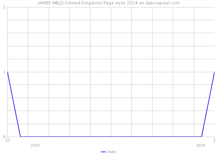 JAMES WELD (United Kingdom) Page visits 2024 