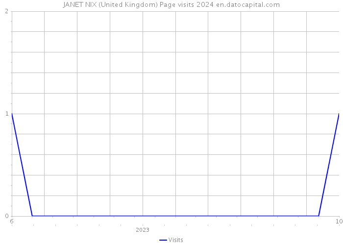 JANET NIX (United Kingdom) Page visits 2024 