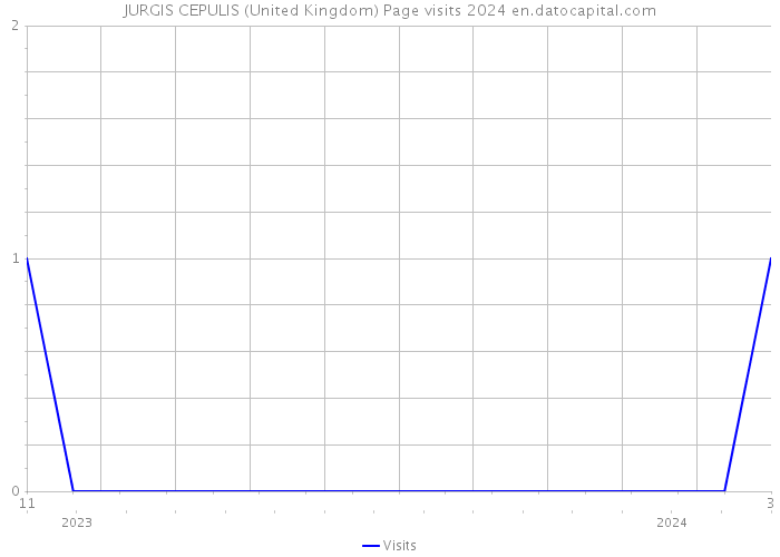 JURGIS CEPULIS (United Kingdom) Page visits 2024 