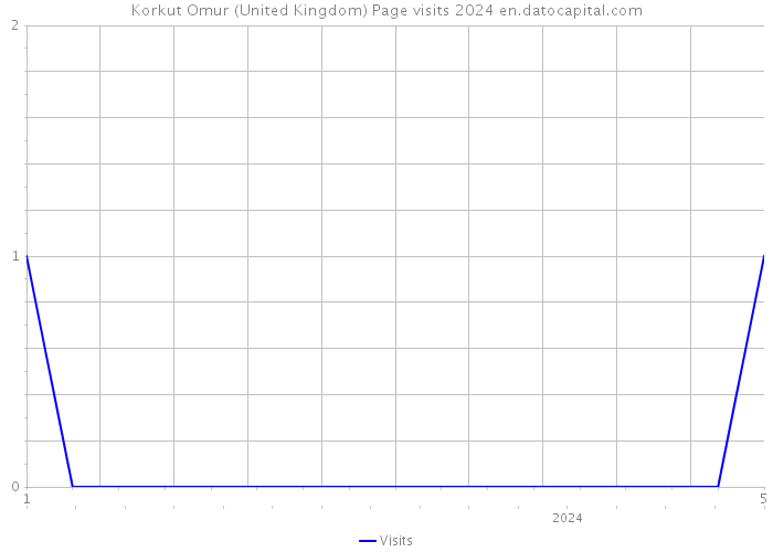 Korkut Omur (United Kingdom) Page visits 2024 