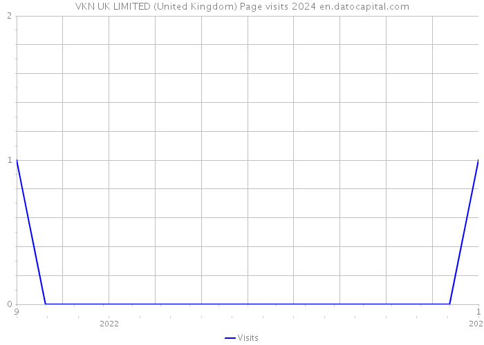 VKN UK LIMITED (United Kingdom) Page visits 2024 