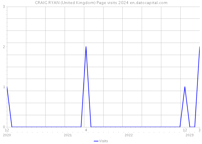 CRAIG RYAN (United Kingdom) Page visits 2024 