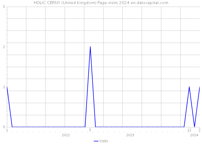 HOLIC CERNY (United Kingdom) Page visits 2024 