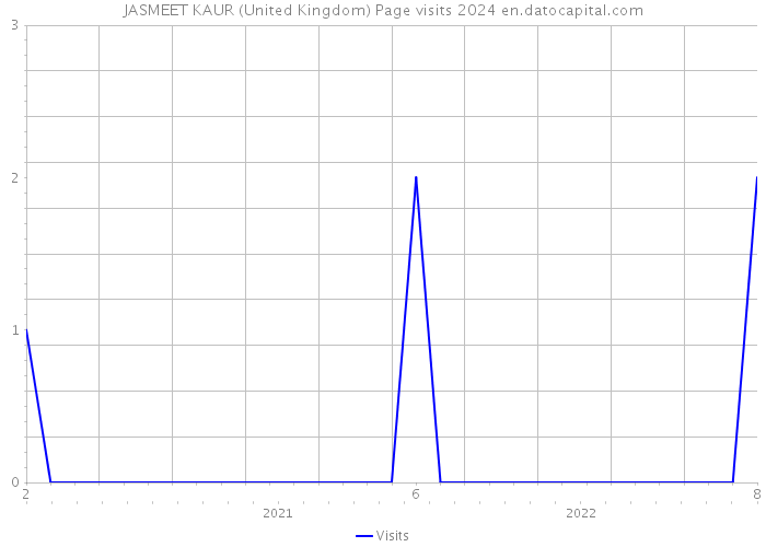 JASMEET KAUR (United Kingdom) Page visits 2024 