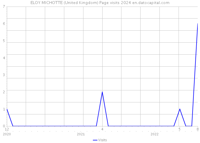 ELOY MICHOTTE (United Kingdom) Page visits 2024 