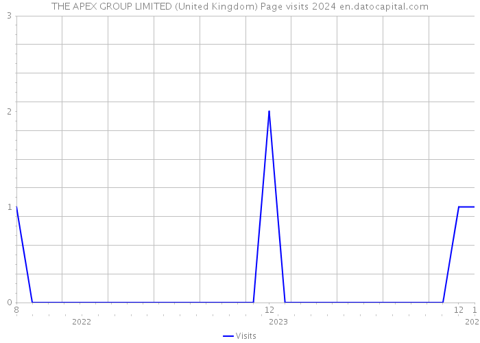 THE APEX GROUP LIMITED (United Kingdom) Page visits 2024 