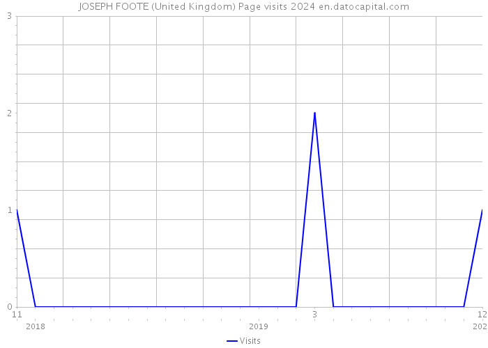 JOSEPH FOOTE (United Kingdom) Page visits 2024 