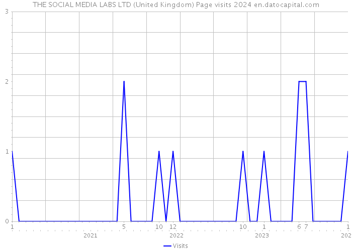 THE SOCIAL MEDIA LABS LTD (United Kingdom) Page visits 2024 