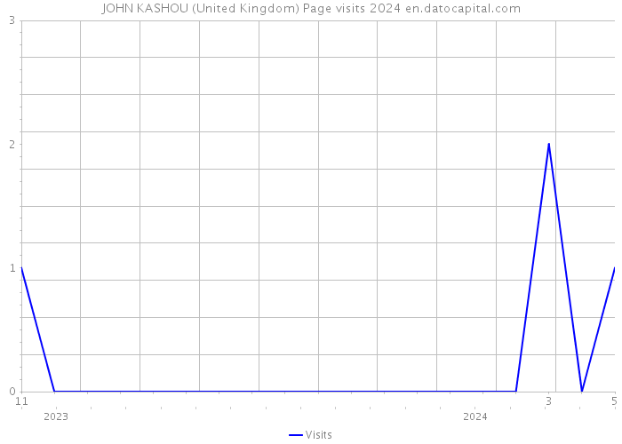 JOHN KASHOU (United Kingdom) Page visits 2024 