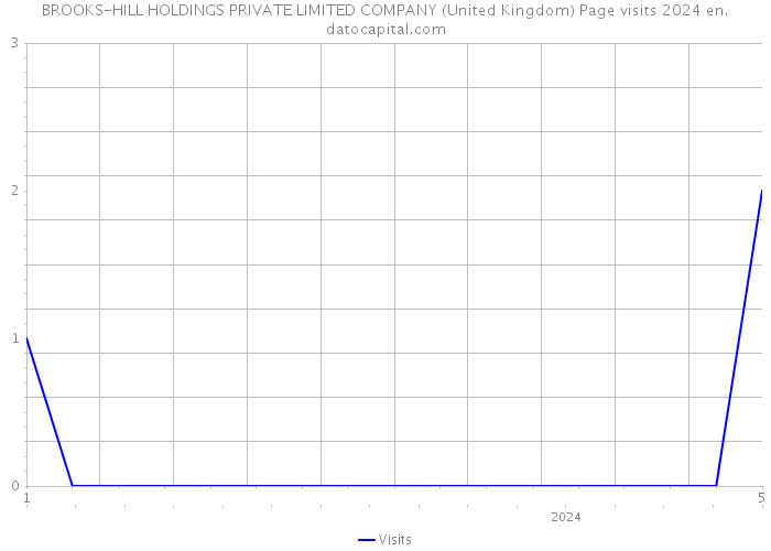 BROOKS-HILL HOLDINGS PRIVATE LIMITED COMPANY (United Kingdom) Page visits 2024 