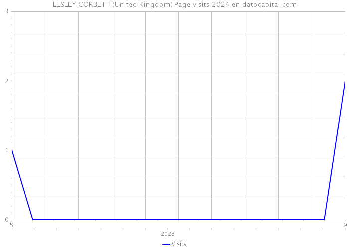 LESLEY CORBETT (United Kingdom) Page visits 2024 