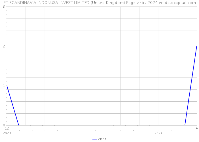 PT SCANDINAVIA INDONUSA INVEST LIMITED (United Kingdom) Page visits 2024 
