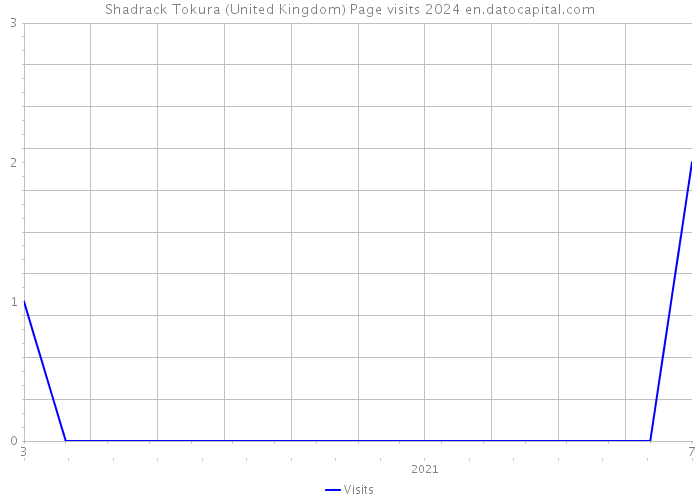 Shadrack Tokura (United Kingdom) Page visits 2024 
