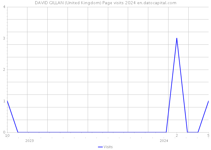 DAVID GILLAN (United Kingdom) Page visits 2024 