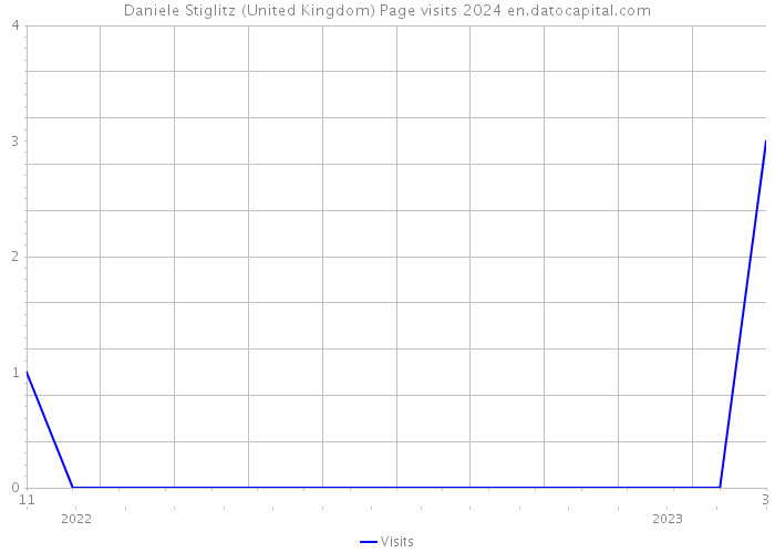 Daniele Stiglitz (United Kingdom) Page visits 2024 