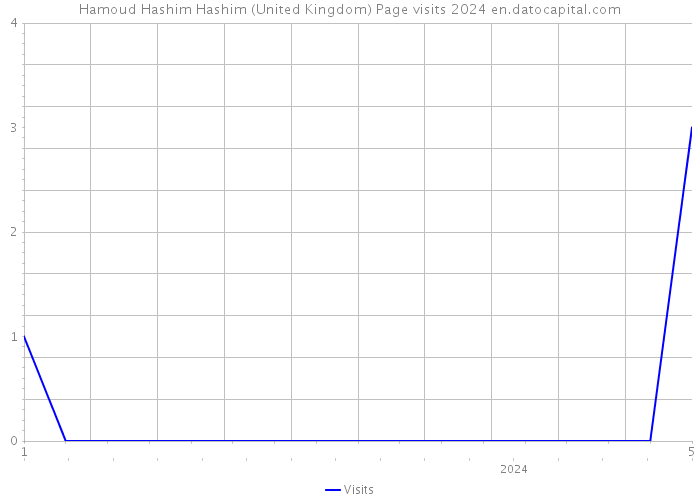 Hamoud Hashim Hashim (United Kingdom) Page visits 2024 
