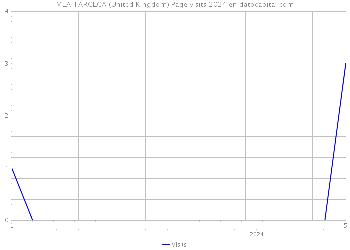MEAH ARCEGA (United Kingdom) Page visits 2024 