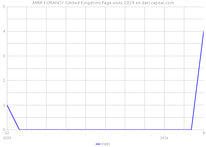 AMIR KORANGY (United Kingdom) Page visits 2024 