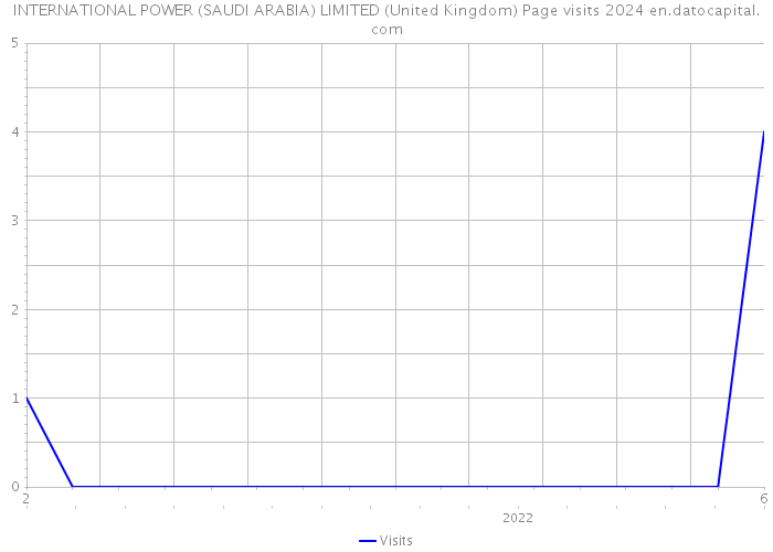 INTERNATIONAL POWER (SAUDI ARABIA) LIMITED (United Kingdom) Page visits 2024 