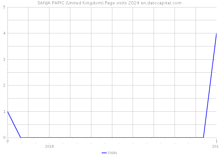 SANJA PAPIC (United Kingdom) Page visits 2024 
