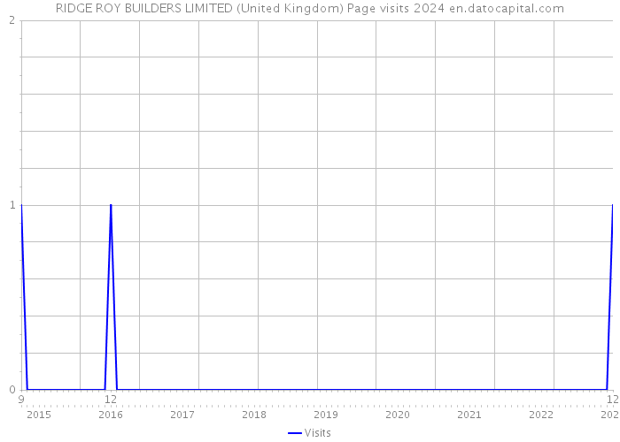 RIDGE ROY BUILDERS LIMITED (United Kingdom) Page visits 2024 