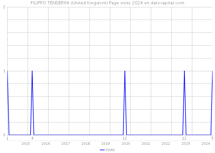 FILIPPO TENDERINI (United Kingdom) Page visits 2024 
